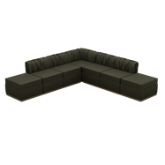 Rocco Corner Lounge Ottoman